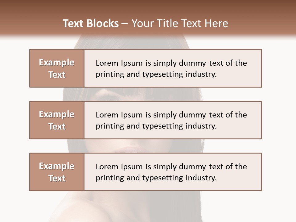Fresh Person Young PowerPoint Template