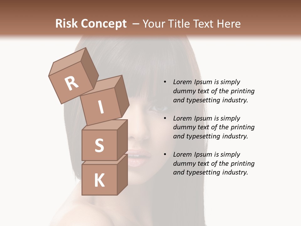 Fresh Person Young PowerPoint Template