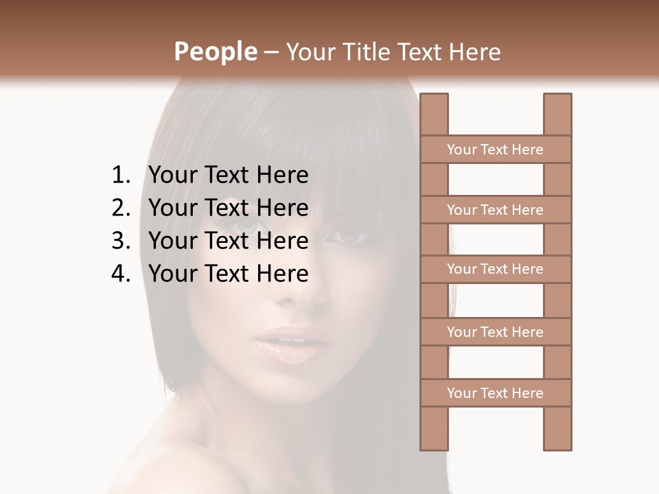 Fresh Person Young PowerPoint Template
