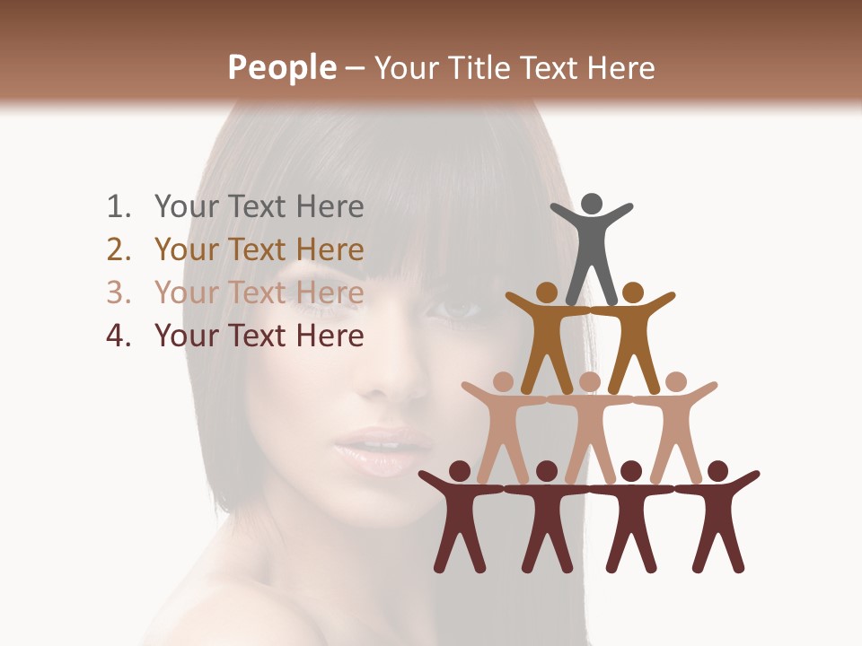 Fresh Person Young PowerPoint Template