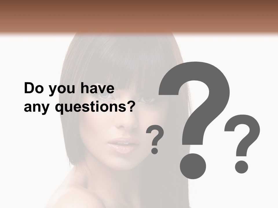 Fresh Person Young PowerPoint Template