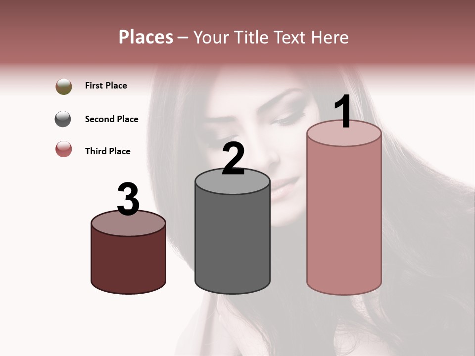 Care Face Brown PowerPoint Template