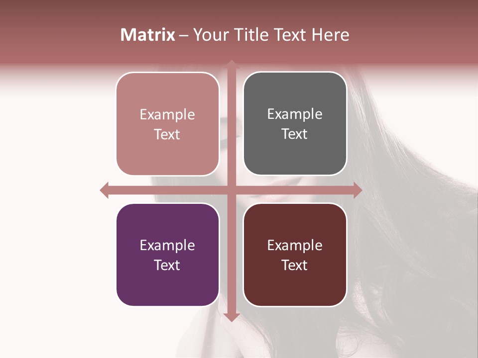 Care Face Brown PowerPoint Template