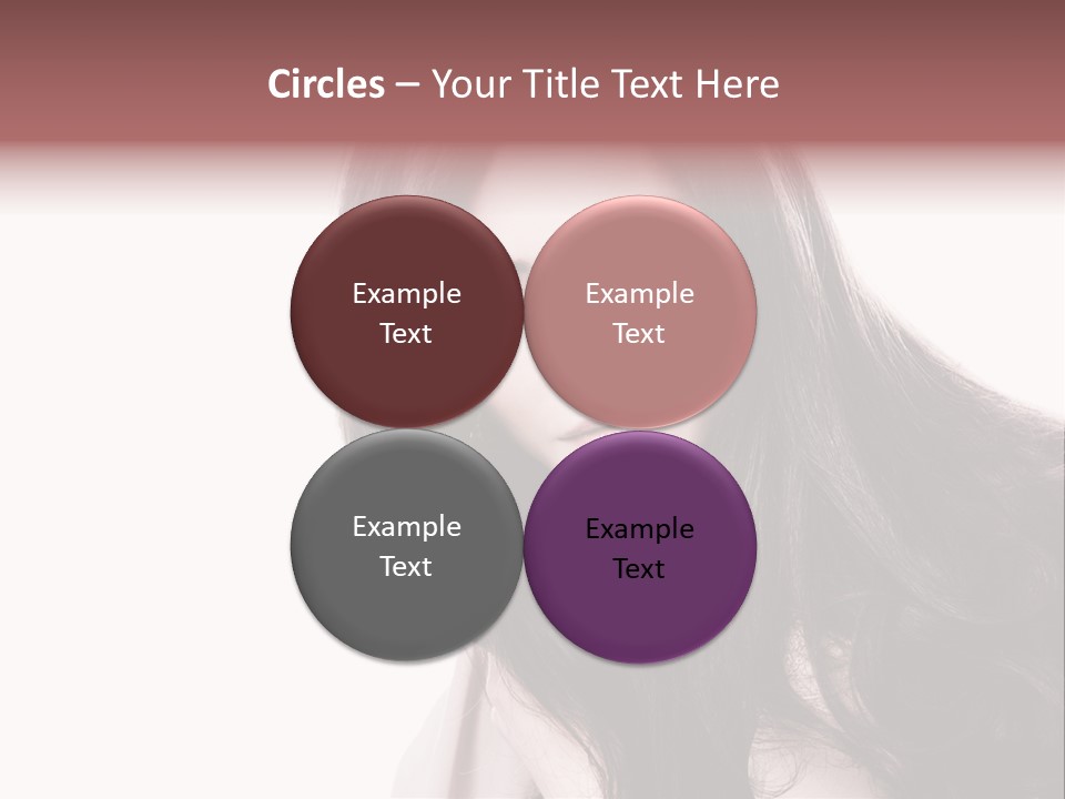 Care Face Brown PowerPoint Template