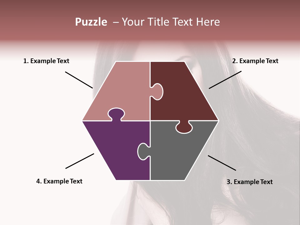 Care Face Brown PowerPoint Template