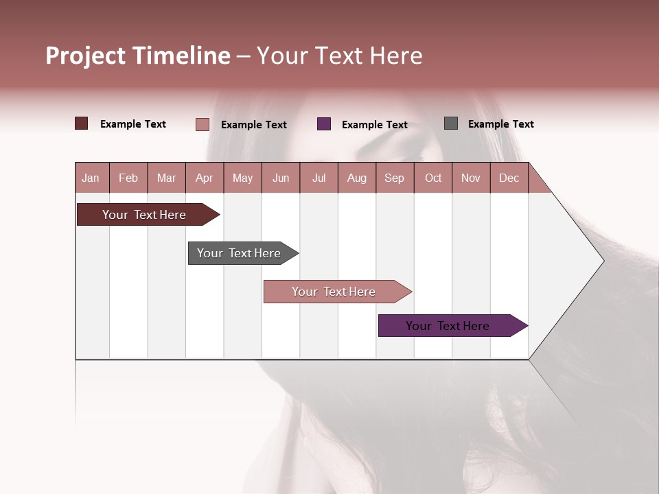 Care Face Brown PowerPoint Template