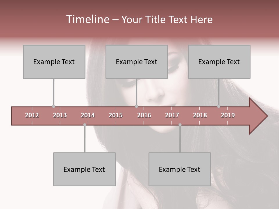 Care Face Brown PowerPoint Template