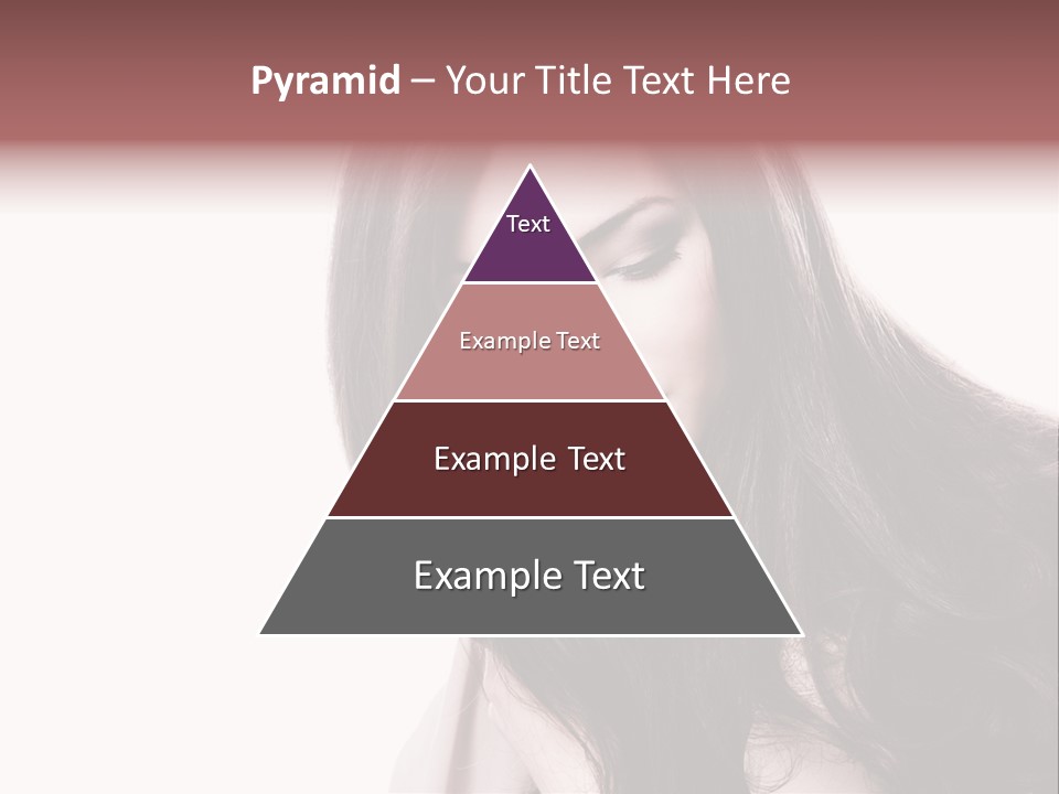 Care Face Brown PowerPoint Template