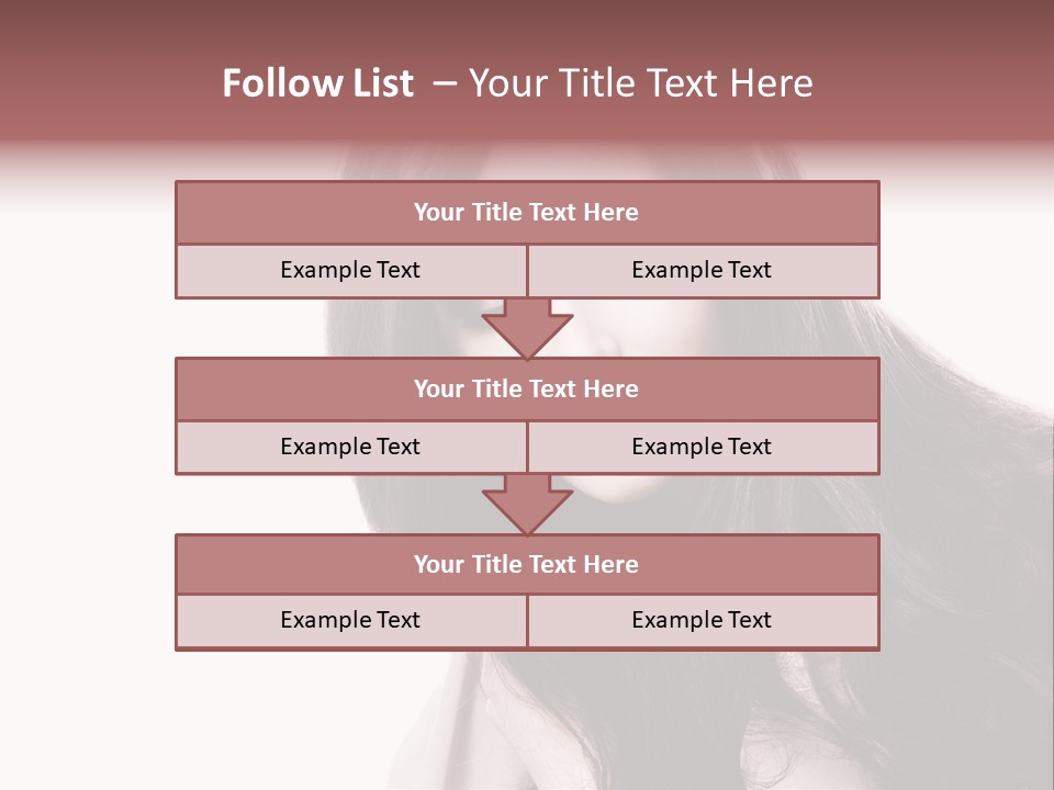 Care Face Brown PowerPoint Template