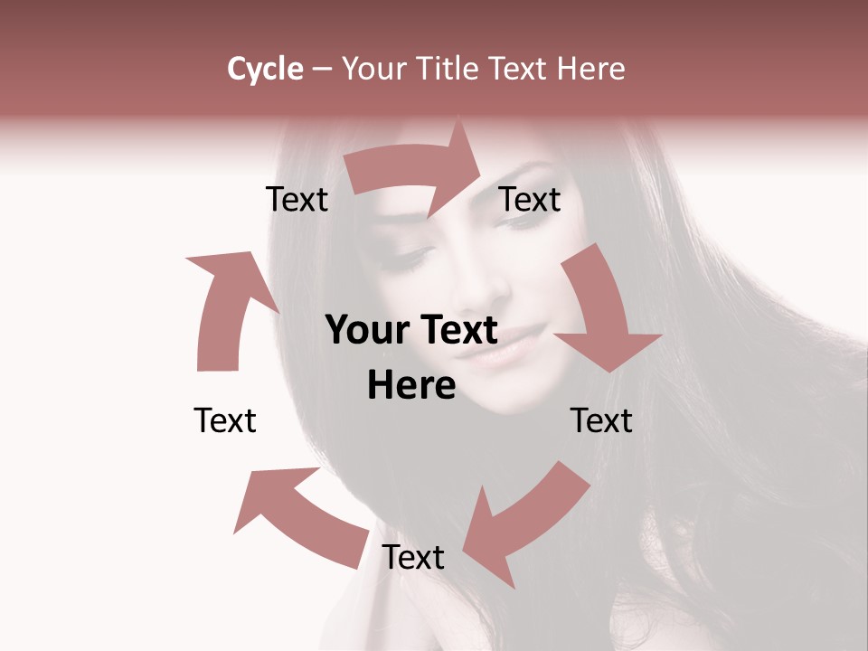 Care Face Brown PowerPoint Template