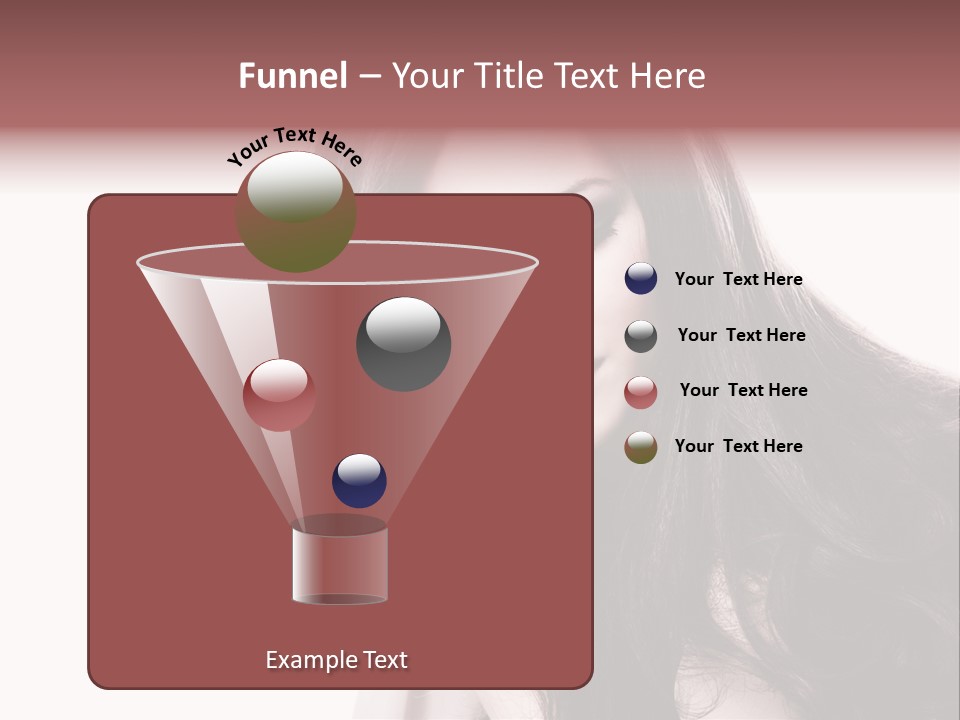 Care Face Brown PowerPoint Template