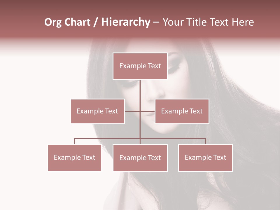 Care Face Brown PowerPoint Template
