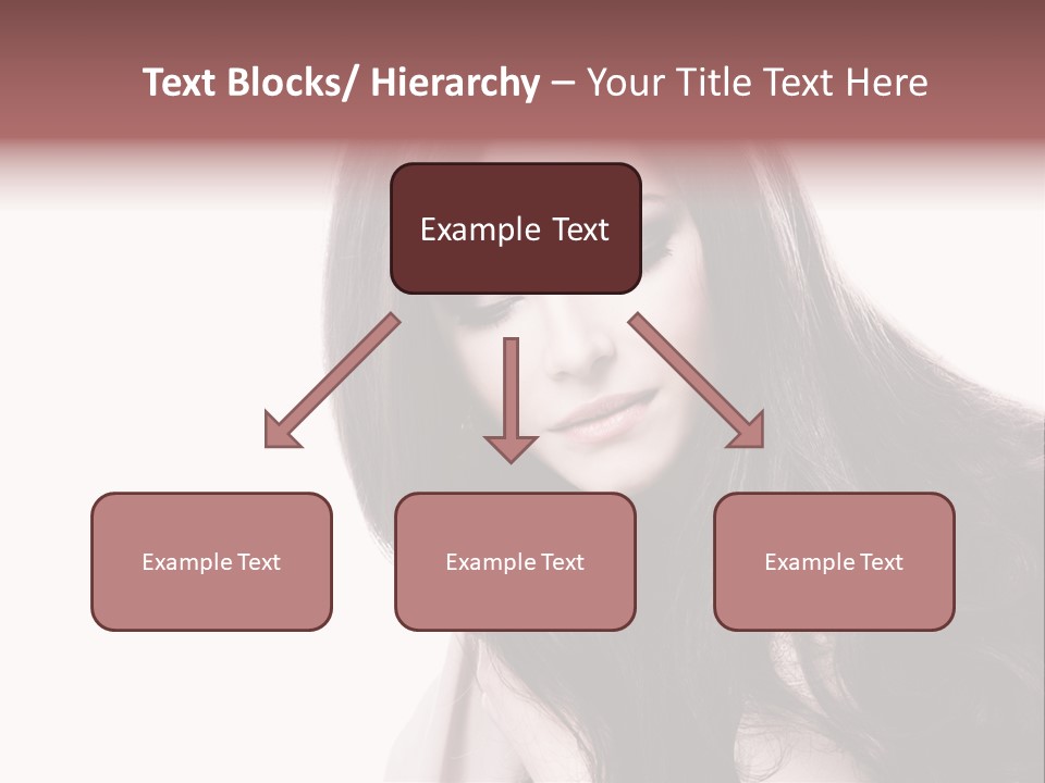 Care Face Brown PowerPoint Template