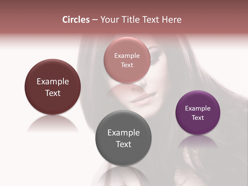 Care Face Brown PowerPoint Template