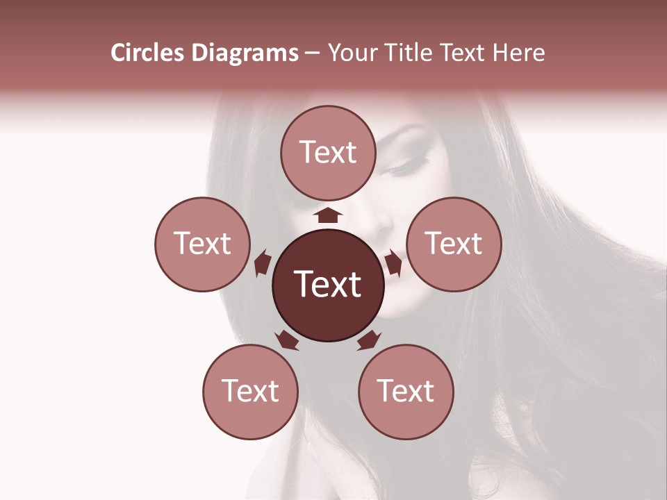 Care Face Brown PowerPoint Template