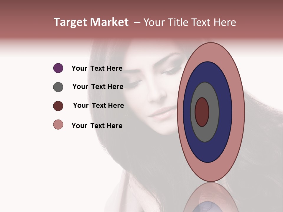 Care Face Brown PowerPoint Template