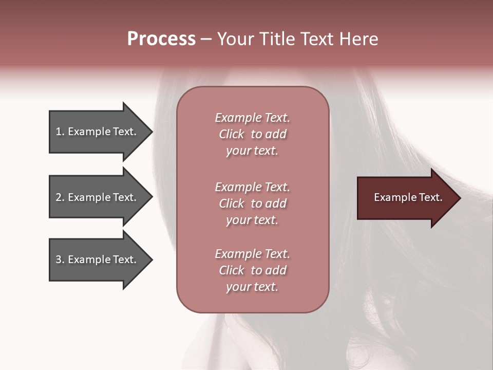 Care Face Brown PowerPoint Template