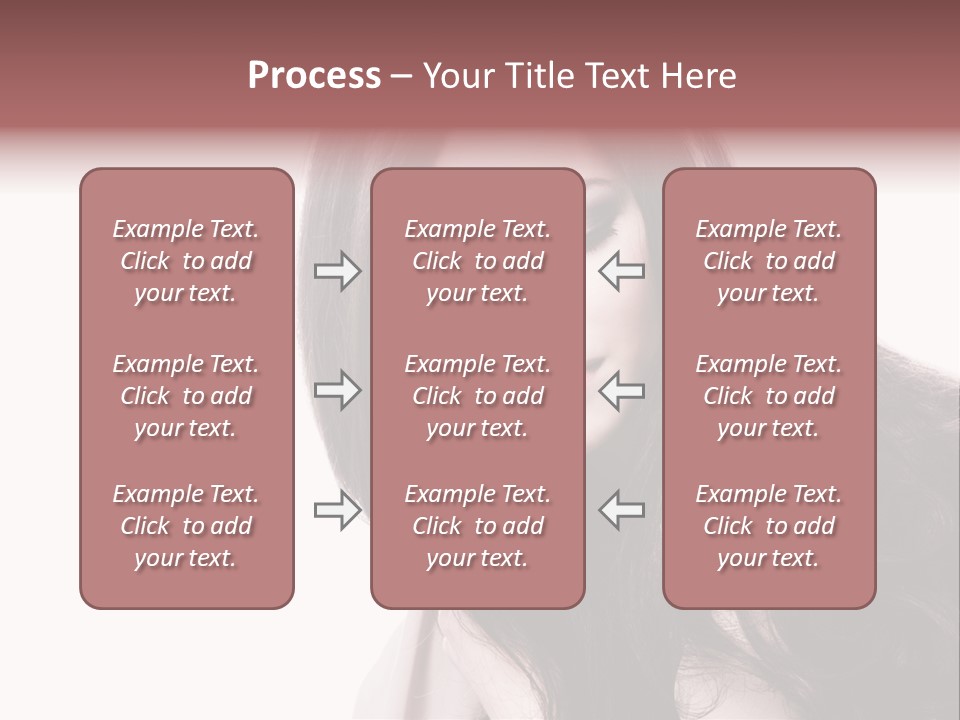 Care Face Brown PowerPoint Template