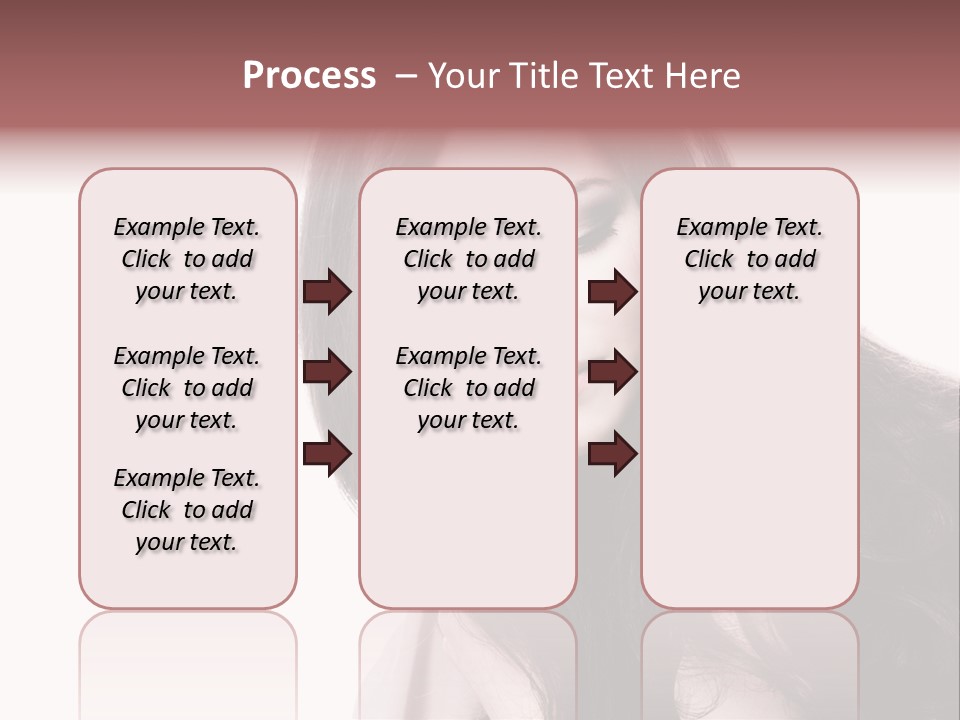 Care Face Brown PowerPoint Template