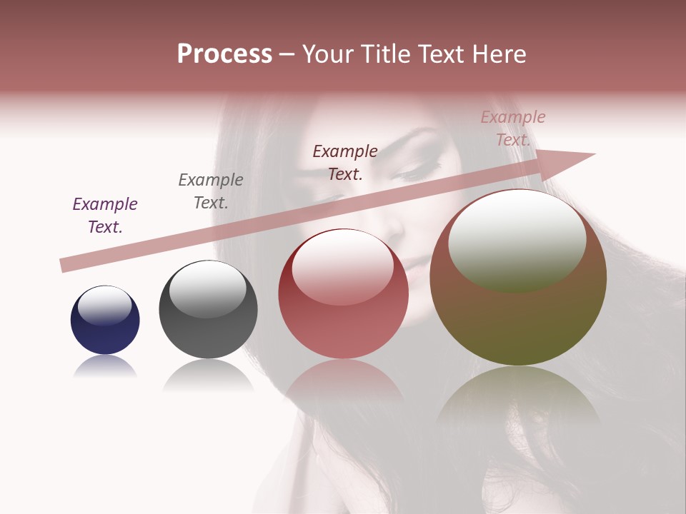 Care Face Brown PowerPoint Template