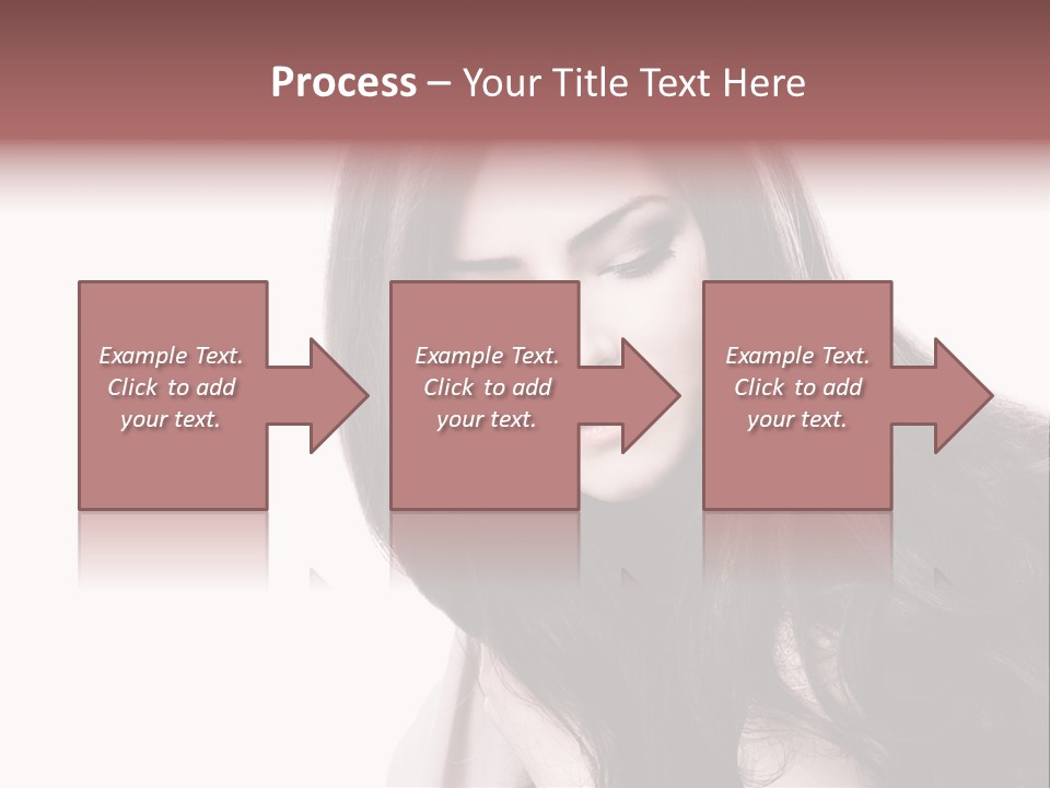 Care Face Brown PowerPoint Template