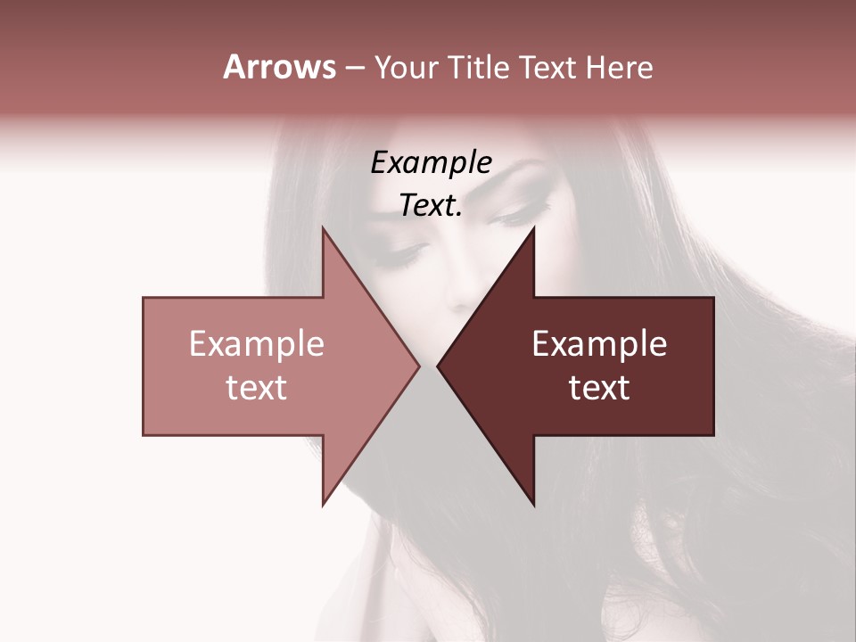 Care Face Brown PowerPoint Template