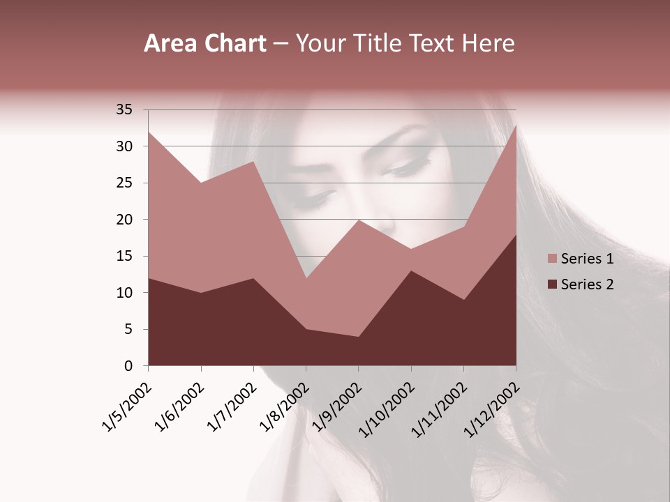 Care Face Brown PowerPoint Template