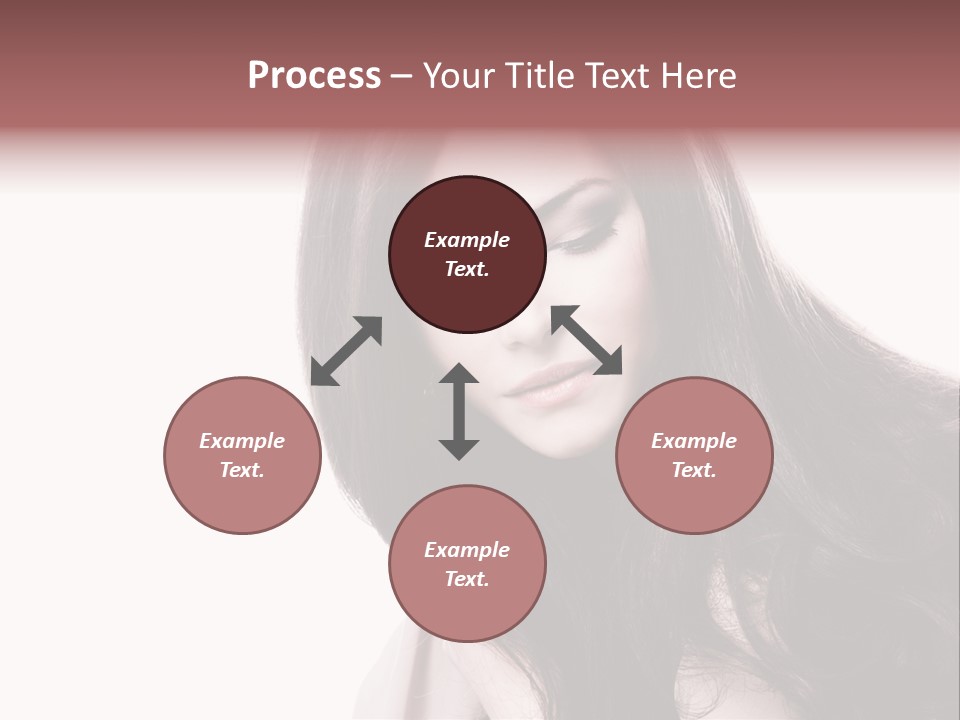 Care Face Brown PowerPoint Template