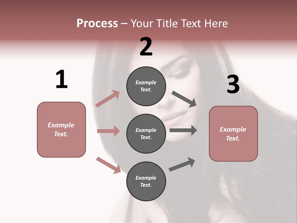 Care Face Brown PowerPoint Template