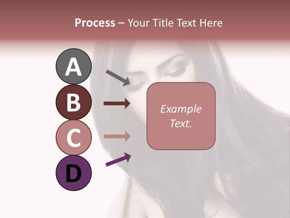 Care Face Brown PowerPoint Template