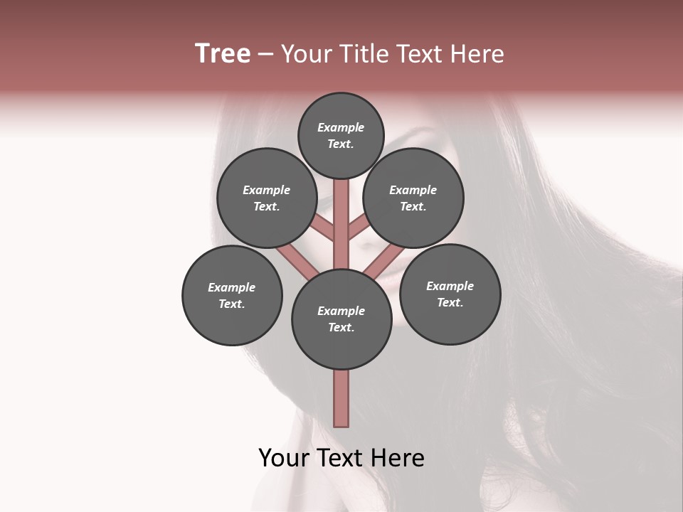 Care Face Brown PowerPoint Template