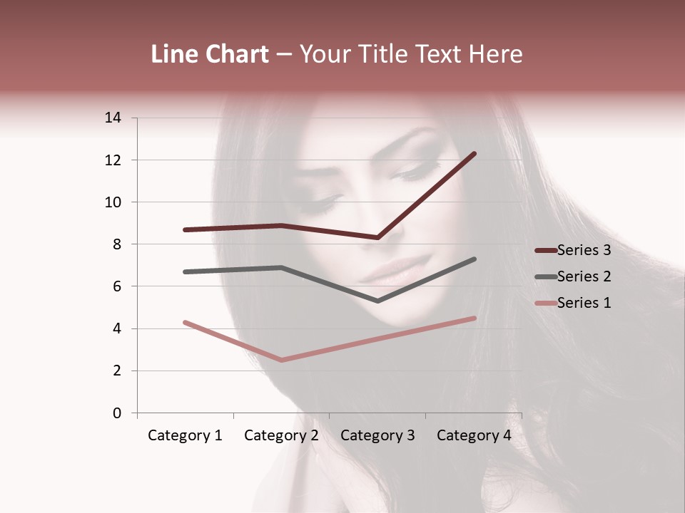 Care Face Brown PowerPoint Template