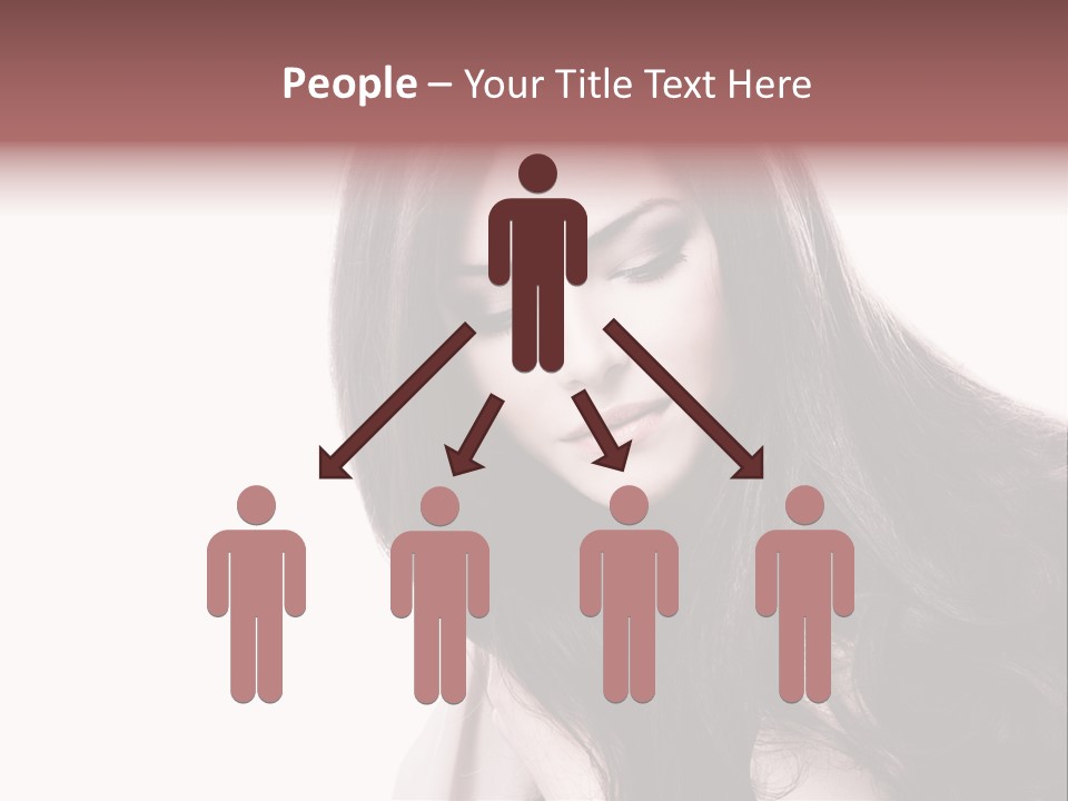 Care Face Brown PowerPoint Template