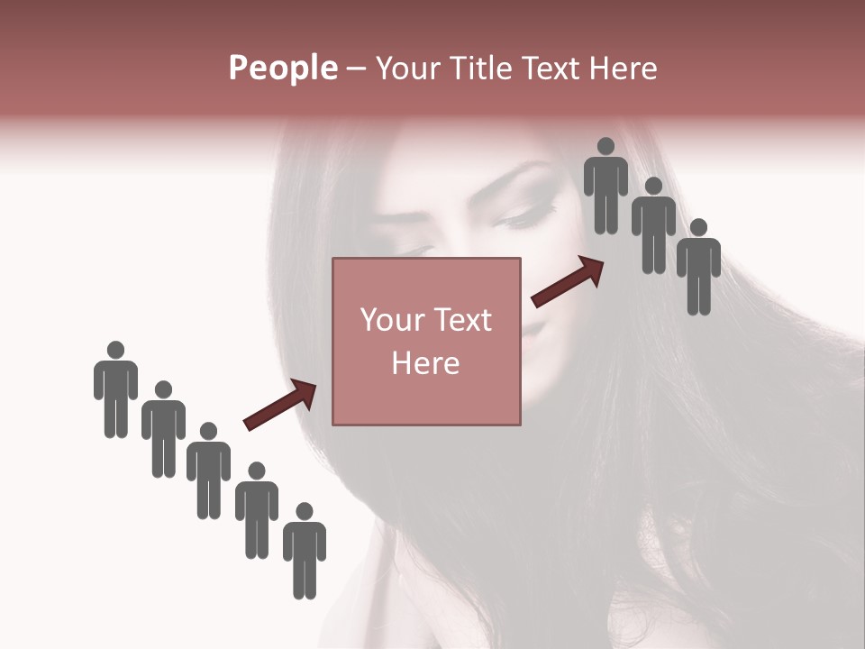 Care Face Brown PowerPoint Template