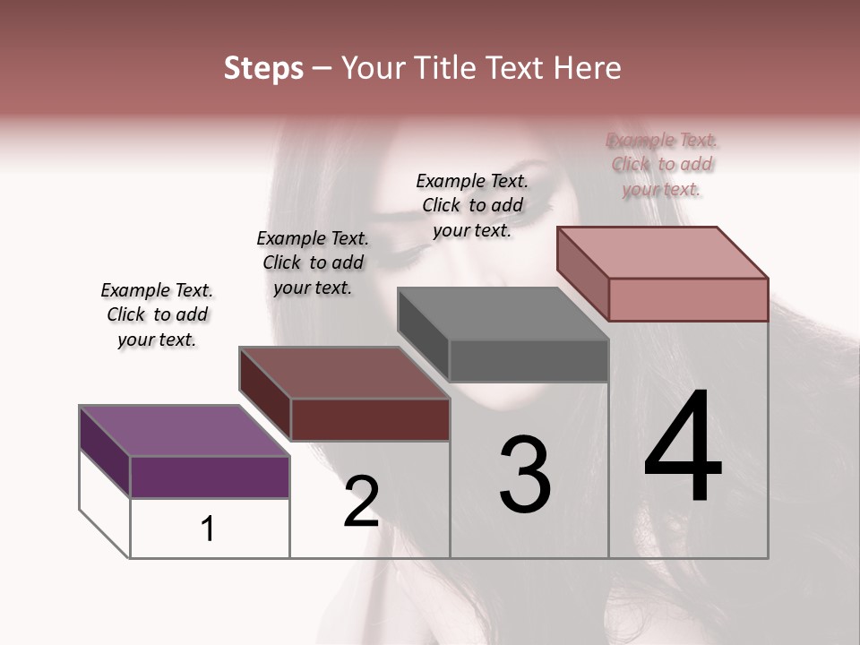 Care Face Brown PowerPoint Template