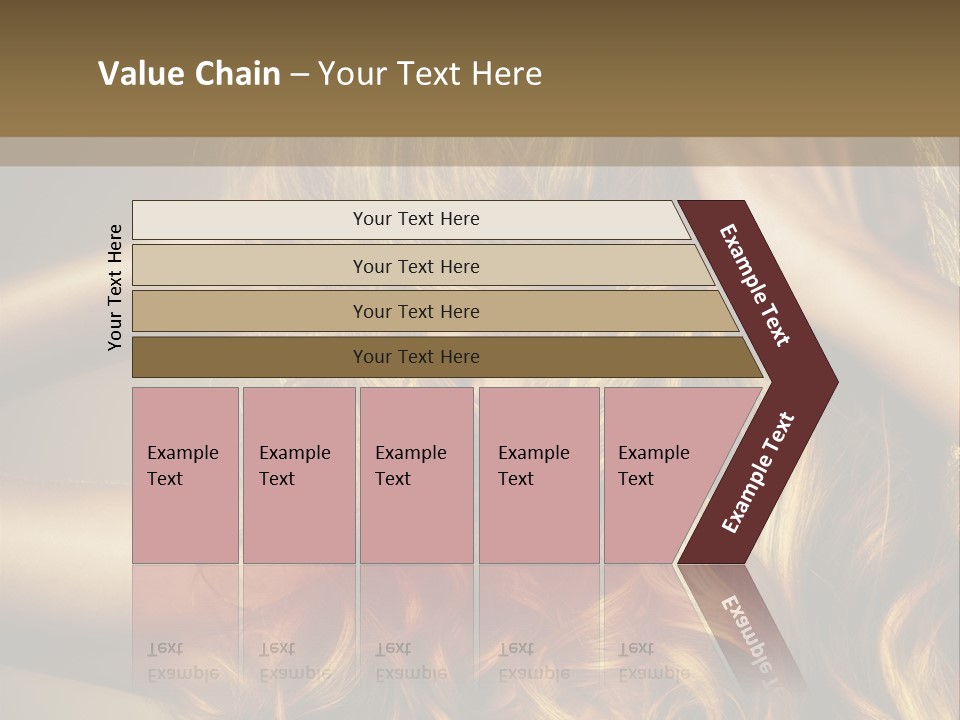 Square Blond Portrait PowerPoint Template