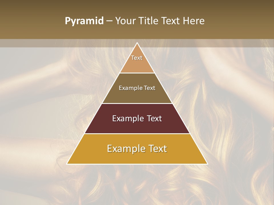 Square Blond Portrait PowerPoint Template