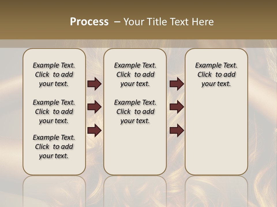 Square Blond Portrait PowerPoint Template