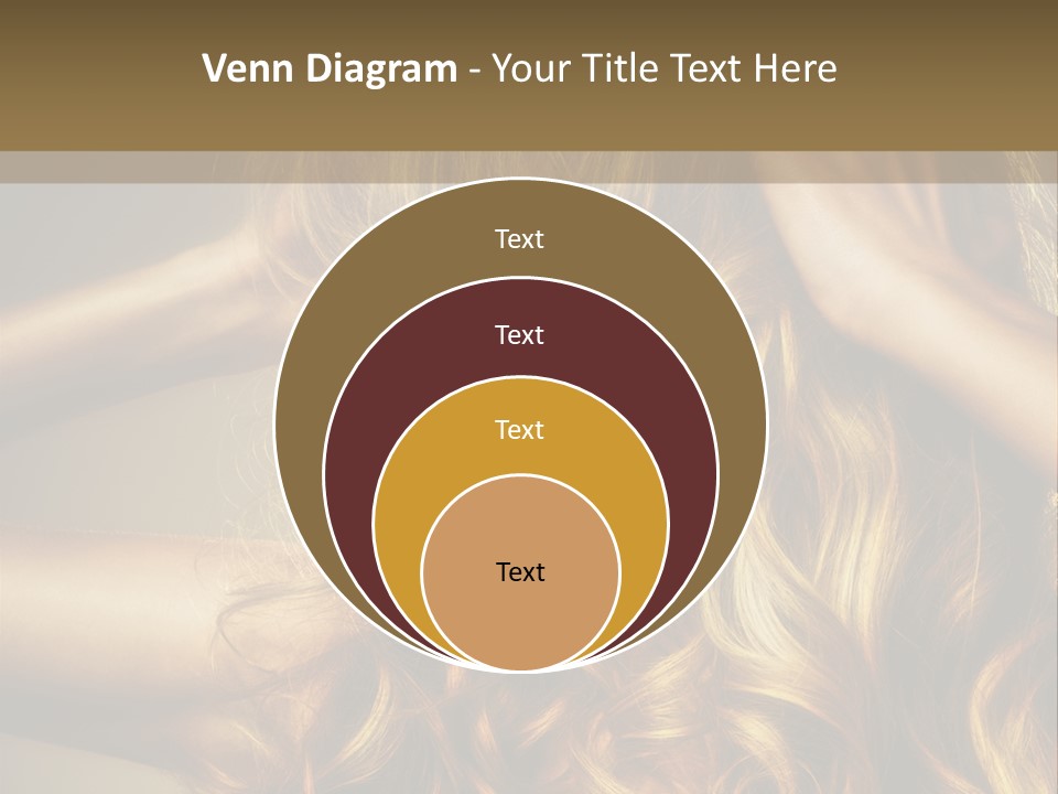 Square Blond Portrait PowerPoint Template