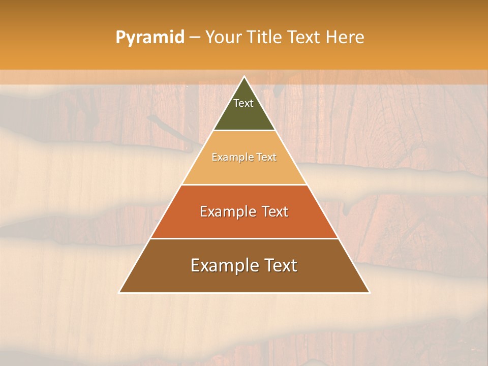 Hardwood Border Material PowerPoint Template