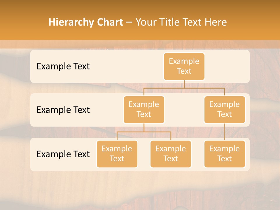 Hardwood Border Material PowerPoint Template