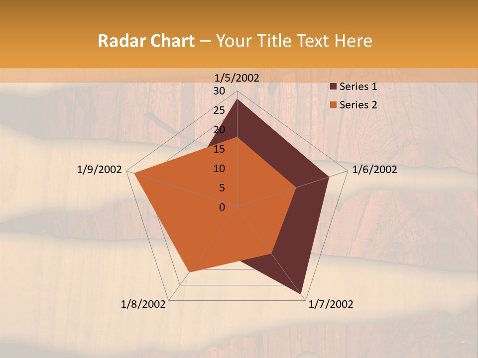 Hardwood Border Material PowerPoint Template