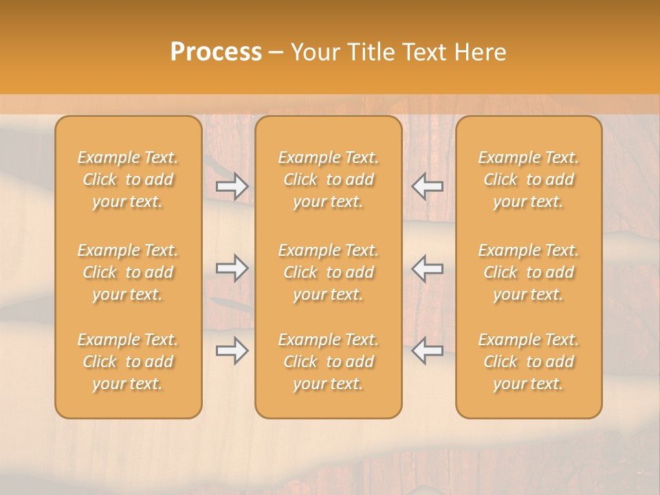 Hardwood Border Material PowerPoint Template