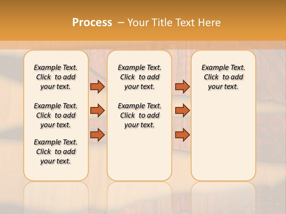 Hardwood Border Material PowerPoint Template