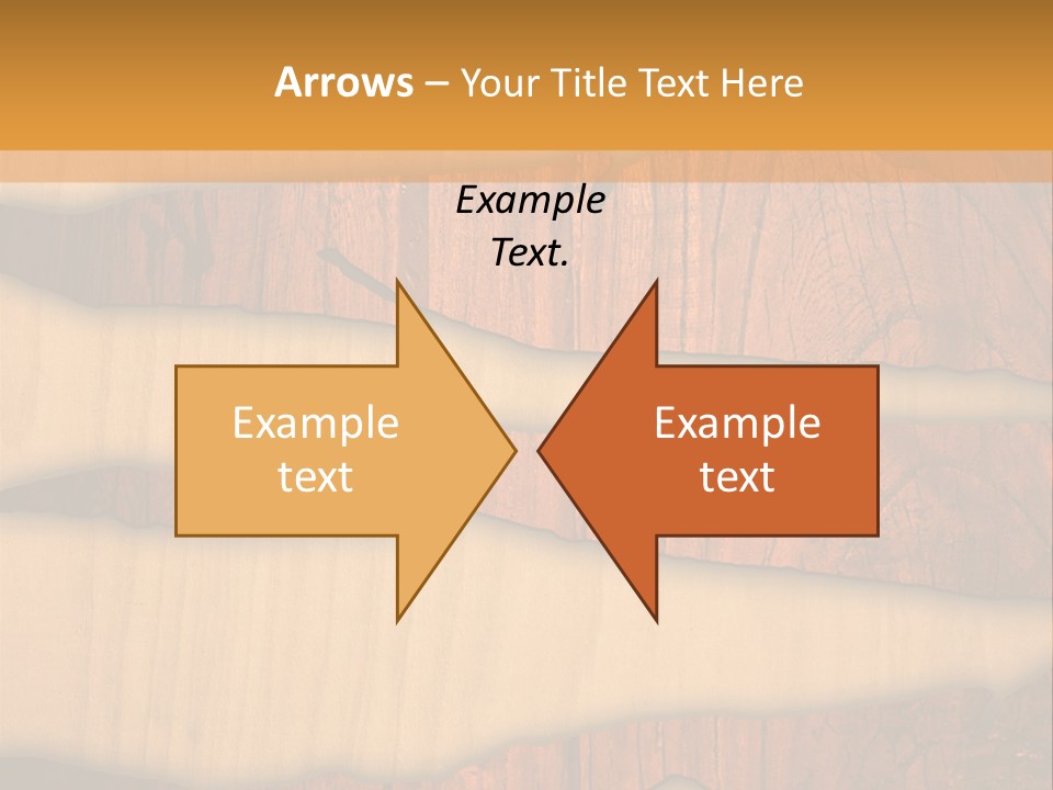 Hardwood Border Material PowerPoint Template