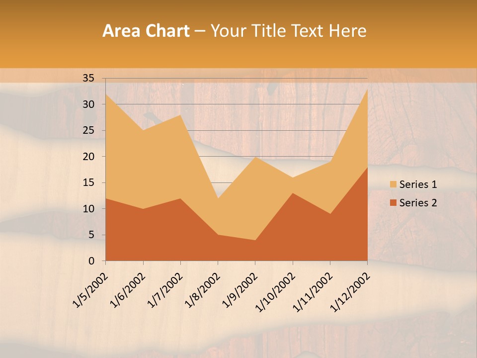 Hardwood Border Material PowerPoint Template