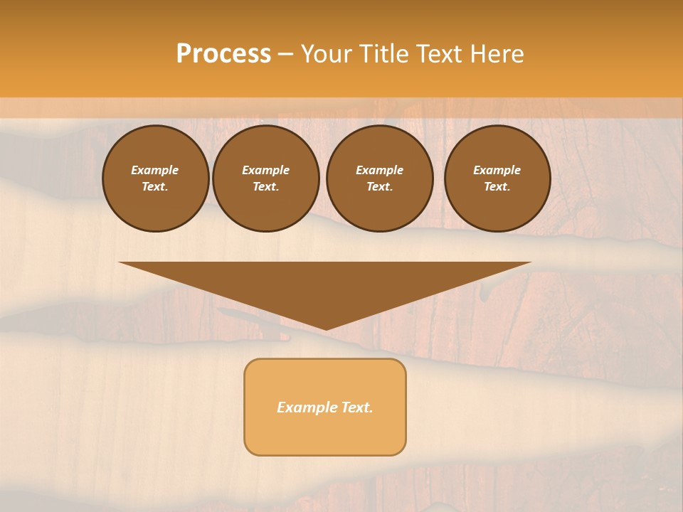 Hardwood Border Material PowerPoint Template