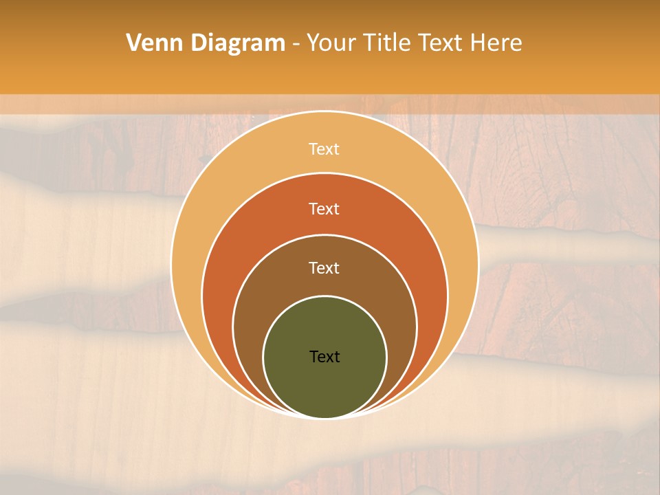Hardwood Border Material PowerPoint Template
