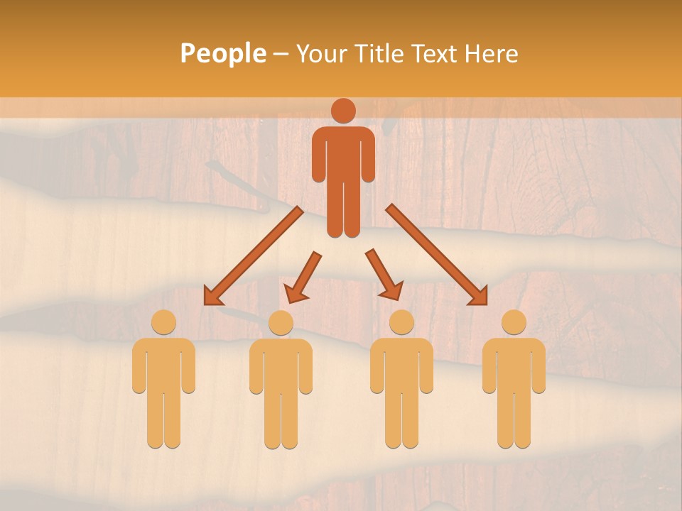 Hardwood Border Material PowerPoint Template