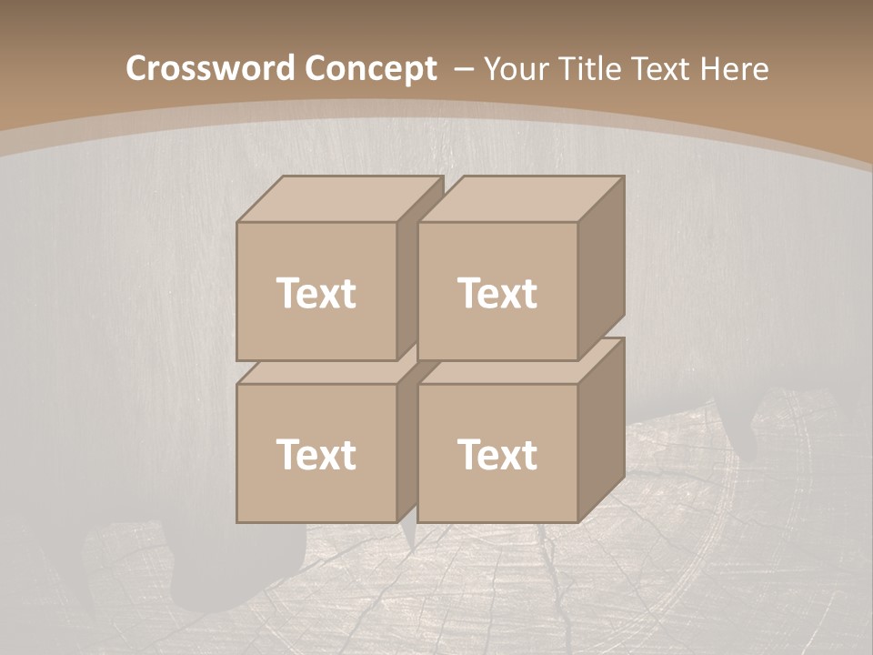 Art Pattern Hardwood PowerPoint Template